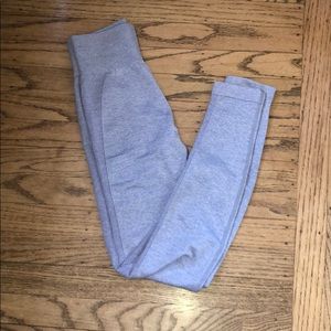GYMSHARK LIGHT GREY  FLEX LEGGINGS